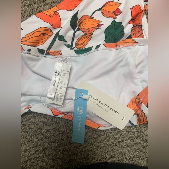 Cupshe high wasted bikini bottom size 1x - Picture 2 of 3